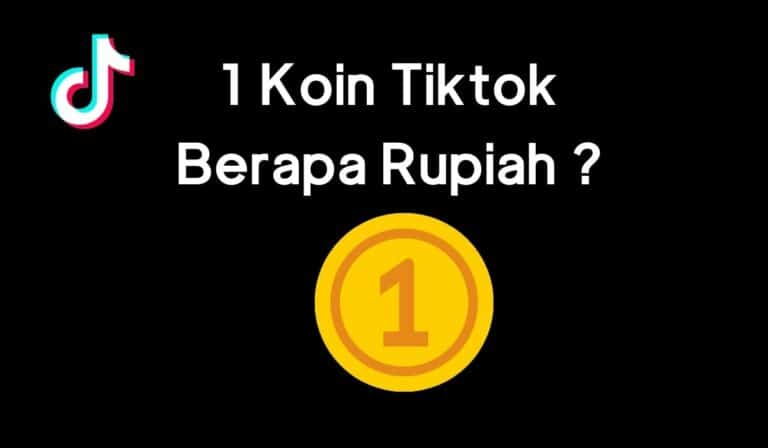 1 koin tiktok berapa rupiah