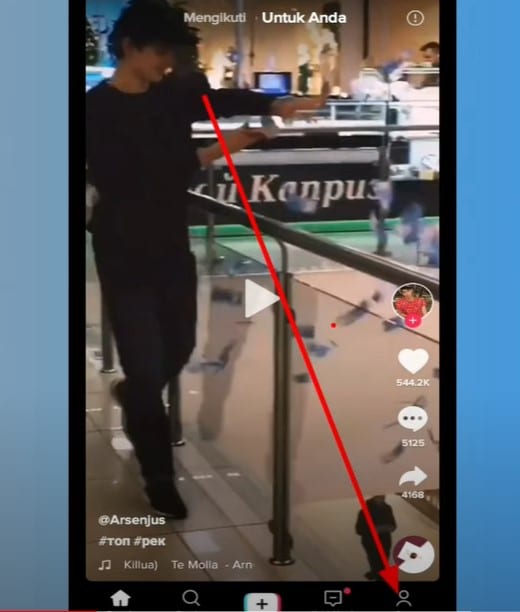 cara menghapus video di TikTok