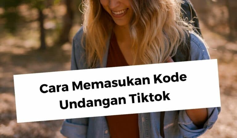 cara memasukan kode undangan tiktok