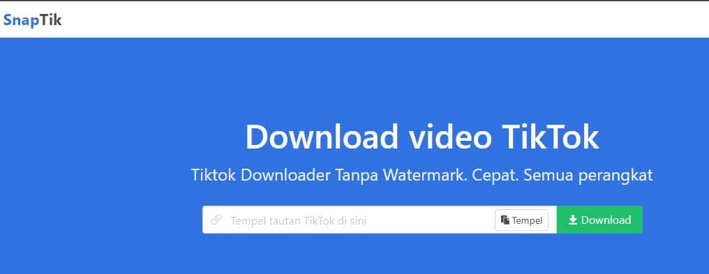 download video tiktok menjadi MP3