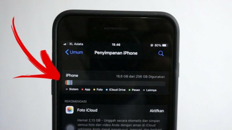 cara membersihkan penyimpanan iphone