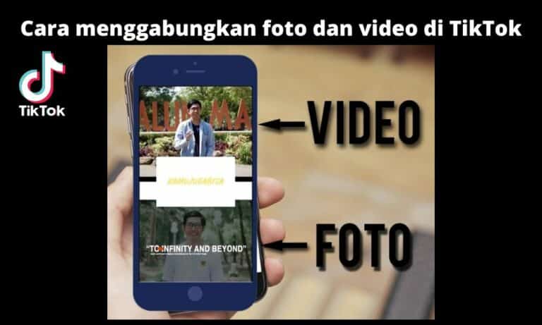 Cara menggabungkan foto dan video di TikTok