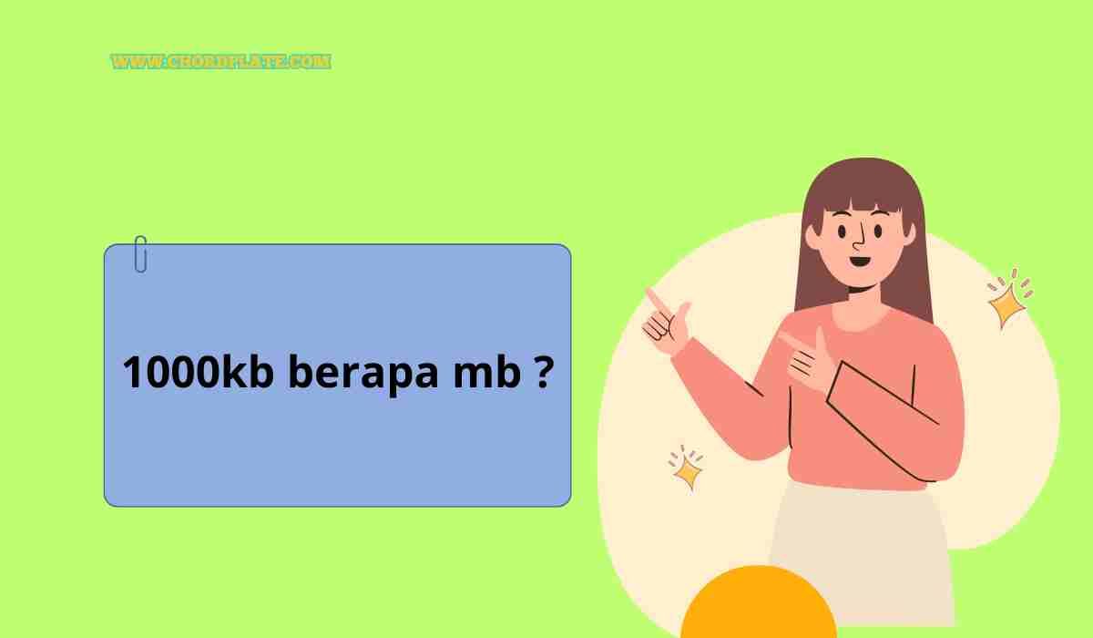 1000 kb Berapa mb