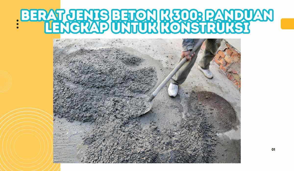 berat jenis beton K 300