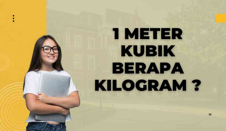 1 Meter Kubik Berapa Kilogram